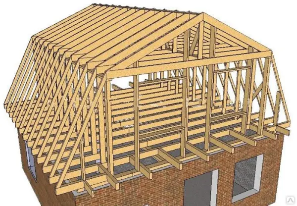 Вальмовая и мансардная крыша