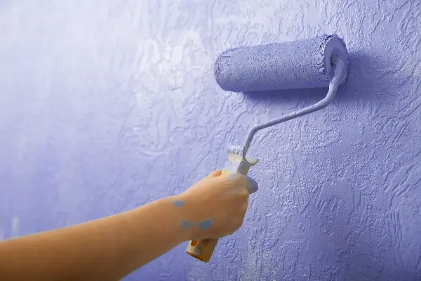 Repainting Vinyl Wallpaper