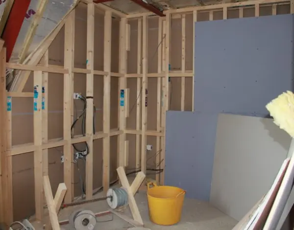 Wood Frame for Plasterboard