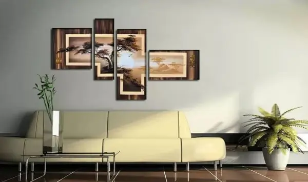 Створення інтер'єрних картин на полотні