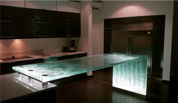 Столешницы из полимерного стекла