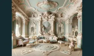 Rococo architecture: rocaille, asymmetry and decorative arts