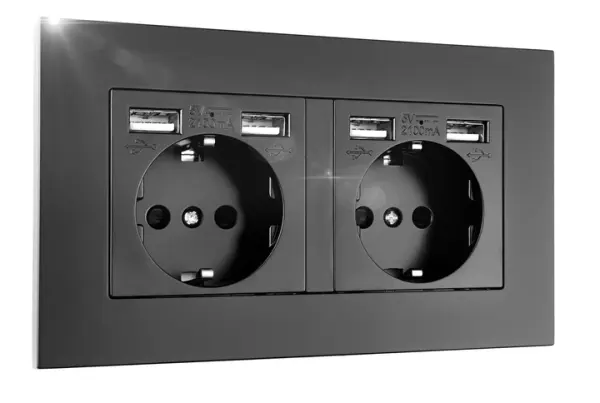 Розетки з USB портами