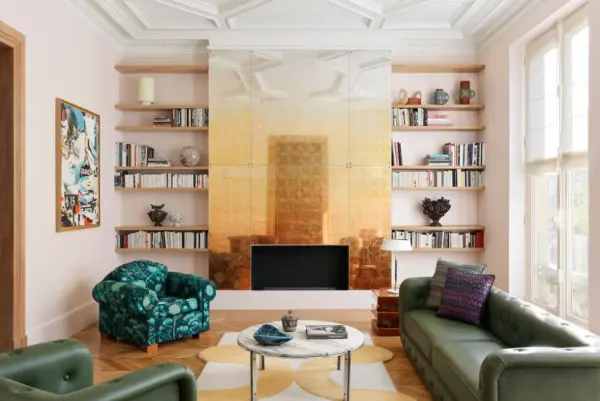 Gradient glass panels