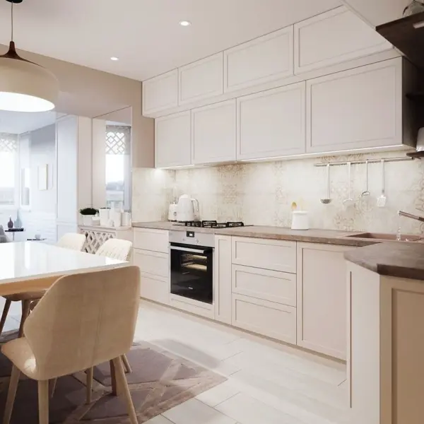 Visual Perception of Kitchen Space Through Color