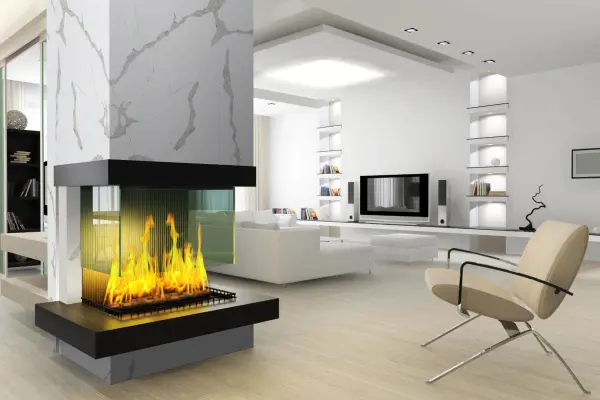 Revolutionary fireplaces: how unconventional solutions create atmosphere