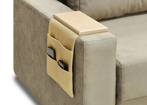 Functional additions for a convenient sofa