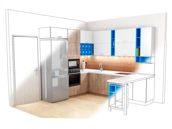 Принципи ергономіки маленької кухні