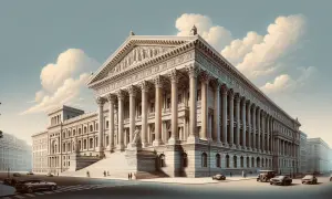 The architectural style of neoclassicism: revival of ancient traditions in modernity