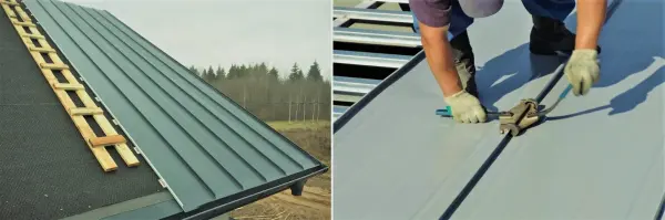 metal roofing installation