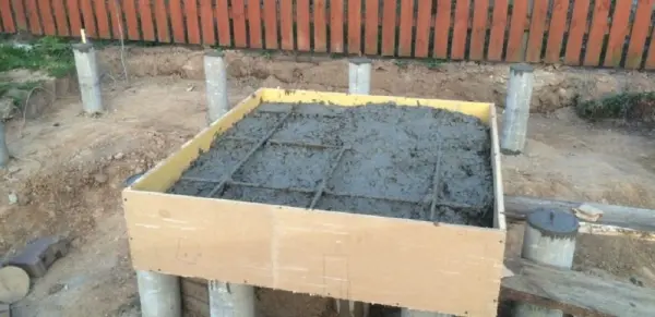 Foundation for a Gazebo Oven