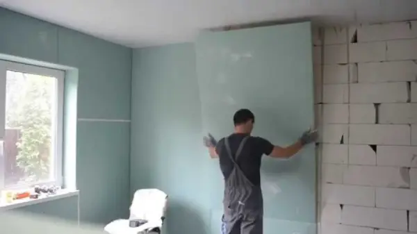 Wall leveling with drywall
