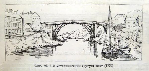 Coalbrookdale Bridge - an example of early use of metal structures Coalbrookdale Bridge - an example of early use of metal structures