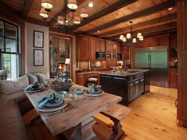 Functional Lighting in Chalet Interior