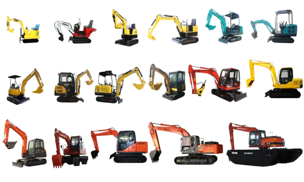 Types of excavators