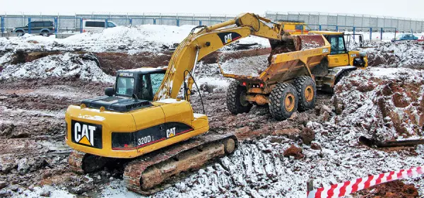 Winter equipment operation features