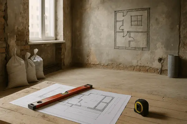 Major home renovation: project stages and planning