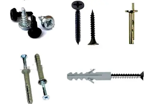 Types of Screws and Anchors for Mounting