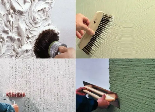 Applying decorative plaster