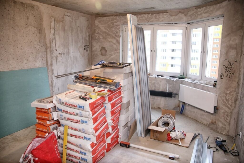 Apartment renovation stages
