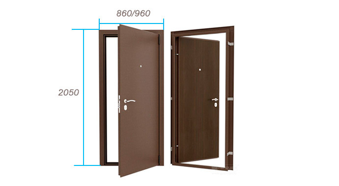Entrance Doors: Safety Requirements and Sizes