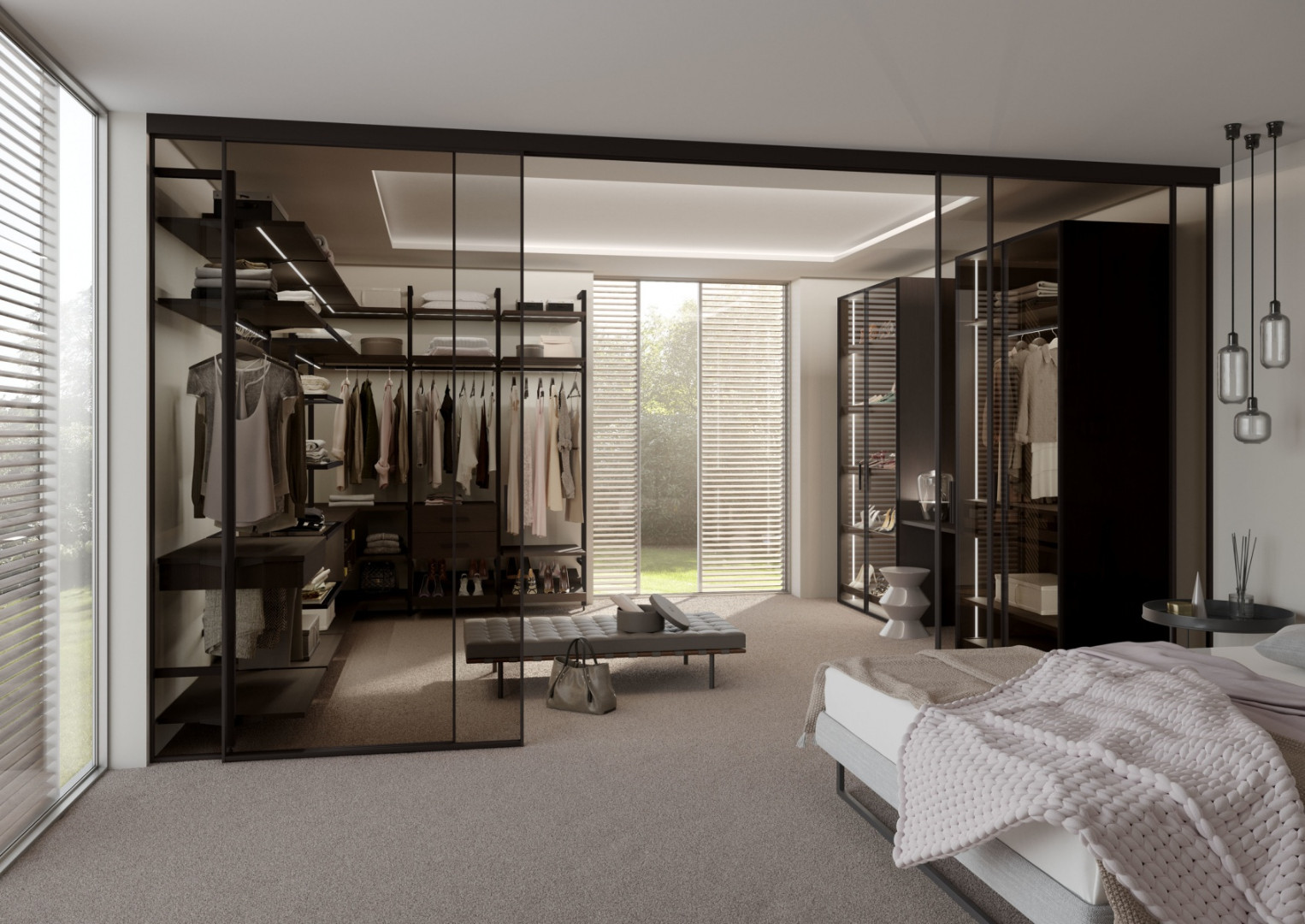 Zoning of Wardrobe Space
